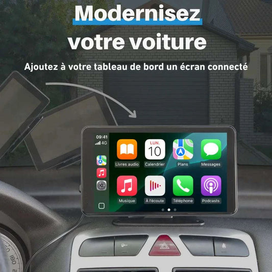 ecran android auto tactile moniteur Google assistant naviation GPS bluetooth wifi