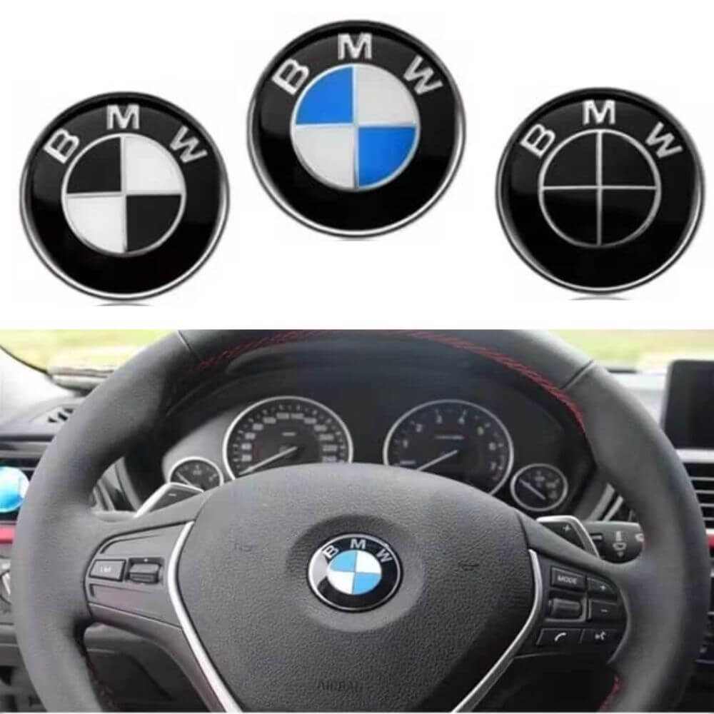 Emblème Logo M Noir Pour BMW – Autocollant Hayon Ou Carrosserie, Style M3 / M Performance, Dimensions 12.5x2.5 Cm
