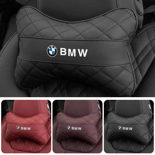 coussin appui‑tête BMW toucher cuir souple démonstration confort