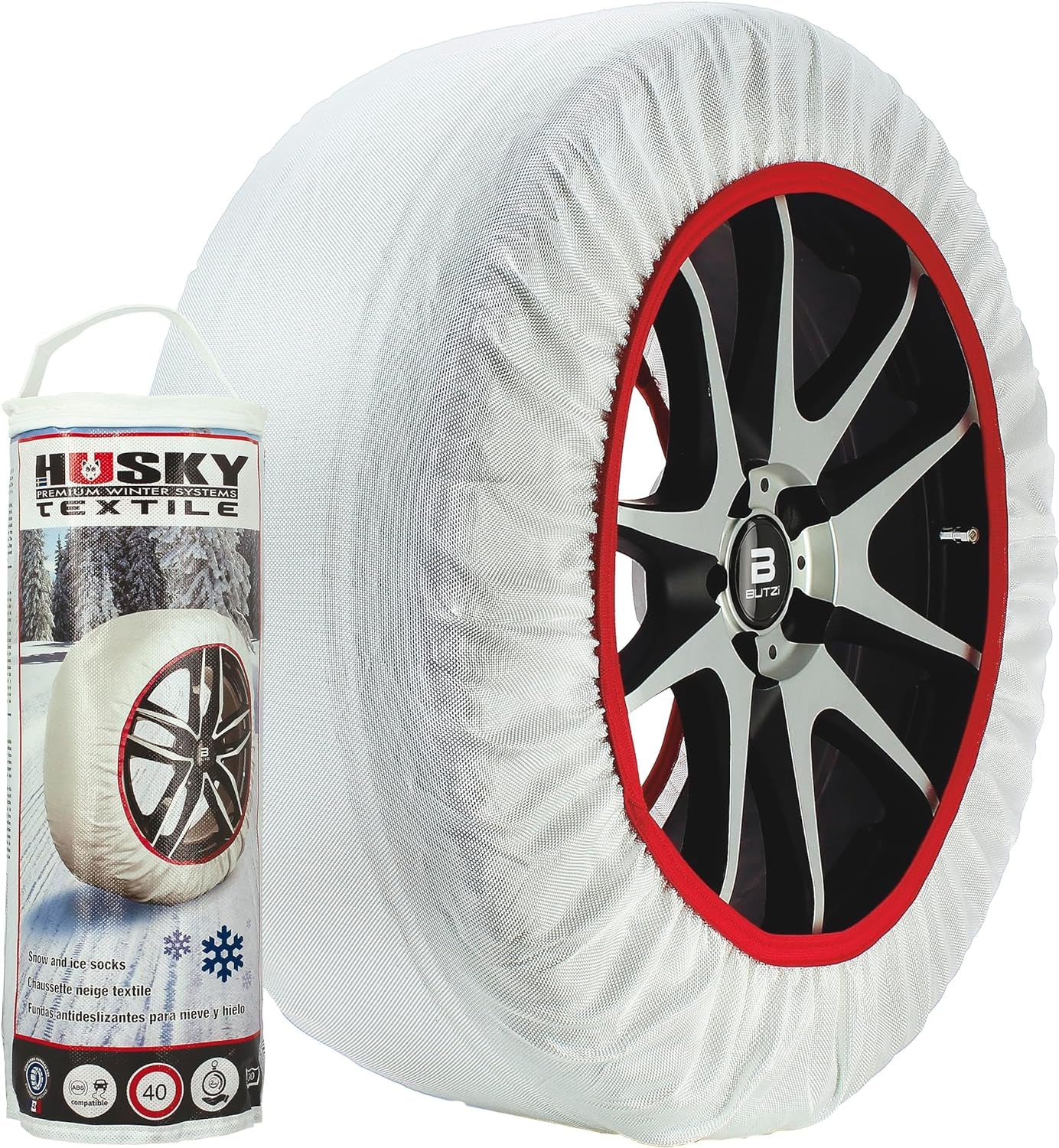 SUMEX HUSTX03 Husky Chaîne De Neige Textile, Taille L