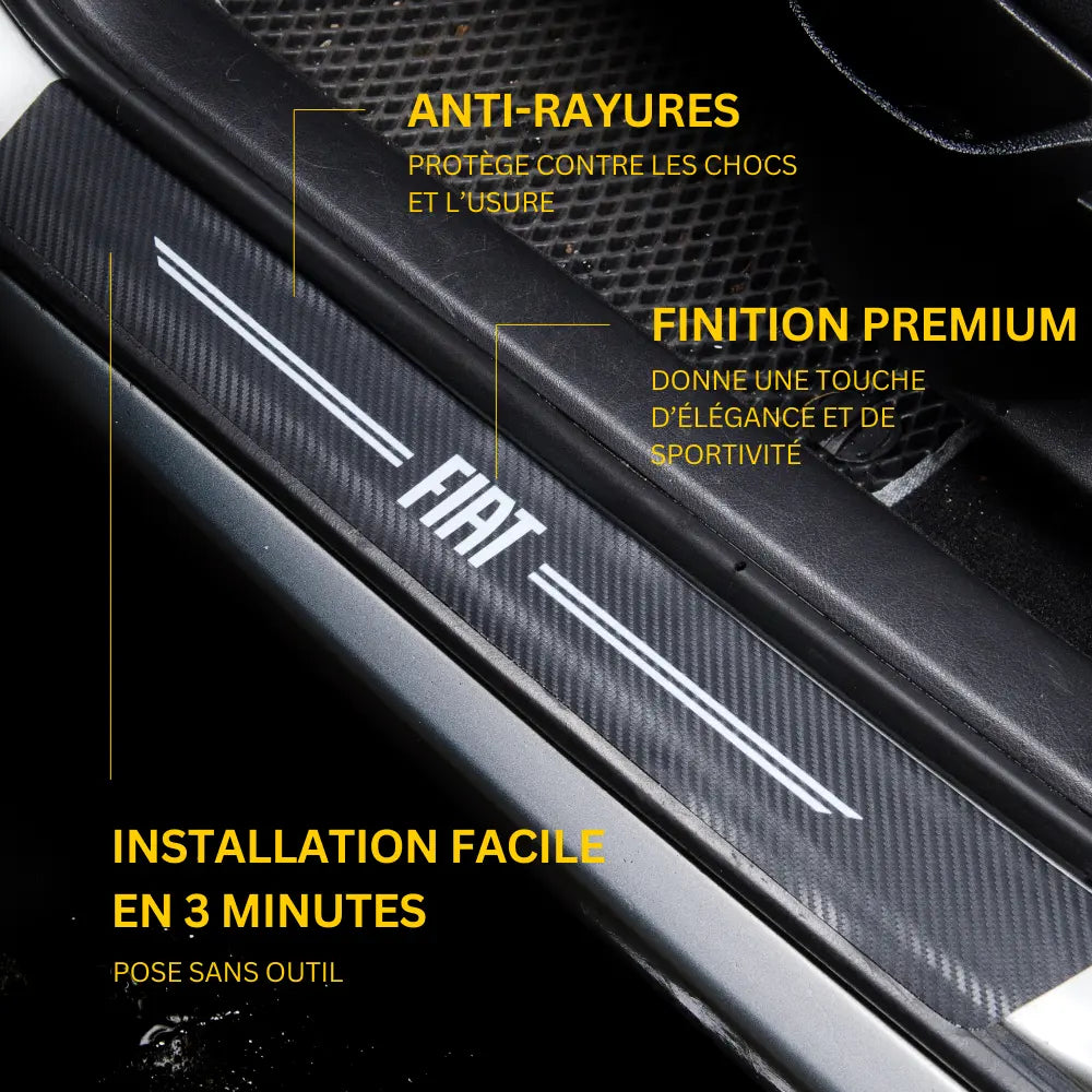 Protection seuil de porte universel Fiat 500, Punto, Stilo, Bravo, Panda,Tipo