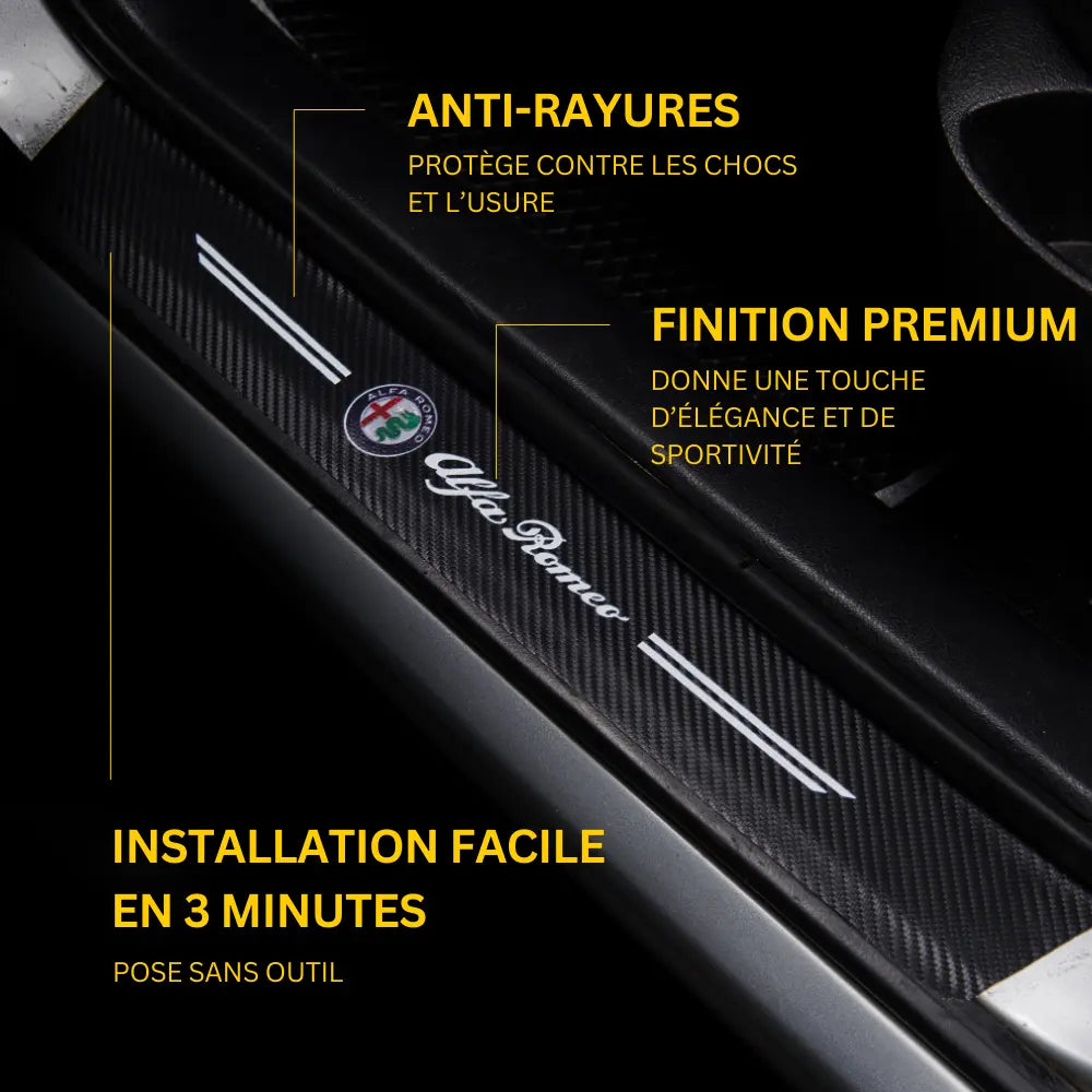 Protection seuil de porte universel Alfa Romeo