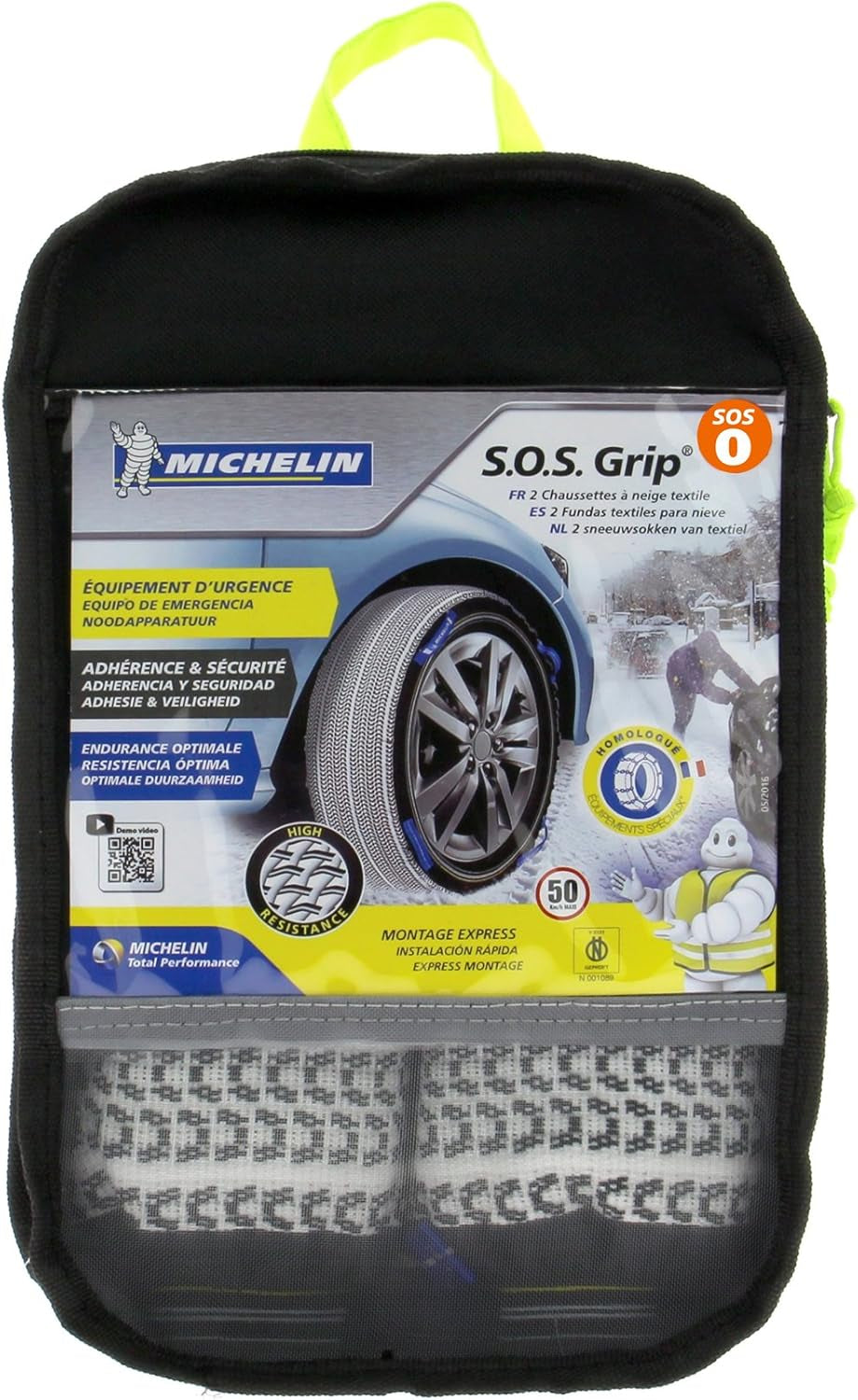 Sac de rangement chaussettes à neige Michelin SOS Grip