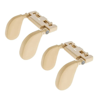 Cale tete de voiture beige ajustable