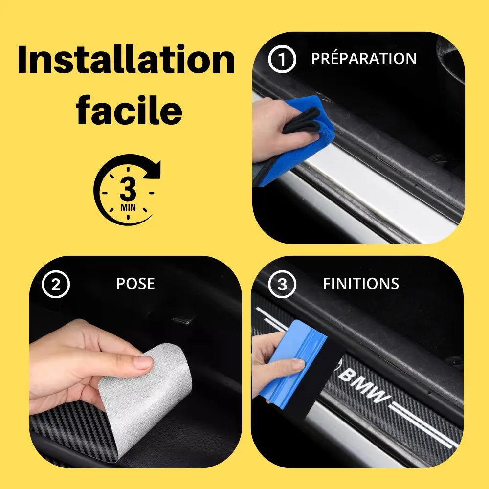 Protection seuil de porte universel BMW