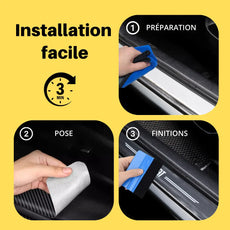Protection seuil de porte universel Fiat 500, Punto, Stilo, Bravo, Panda,Tipo