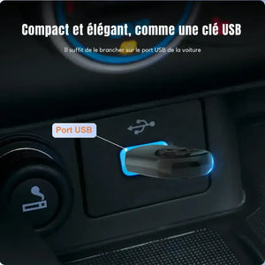 Adaptateur USB sans fil CarPlay & Android Auto système Plug&Play