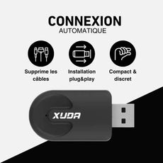 Adaptateur Xuda sans fil compact carplay android auto 