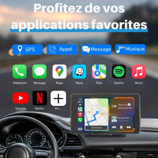 systeme carplay sans fil spotify youtube apple music waze