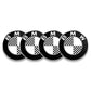 Autocollants cache moyeu BMW
