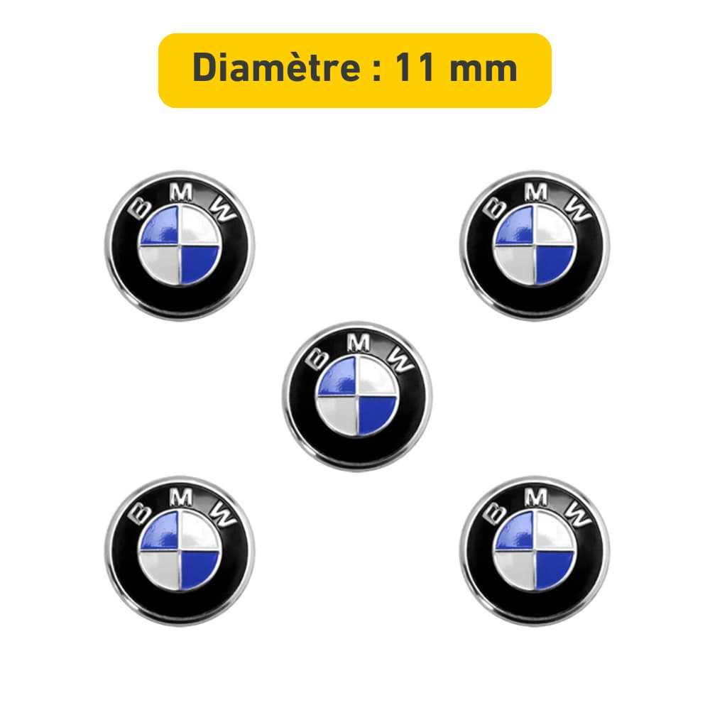 autocollant embleme BMW serrure porte