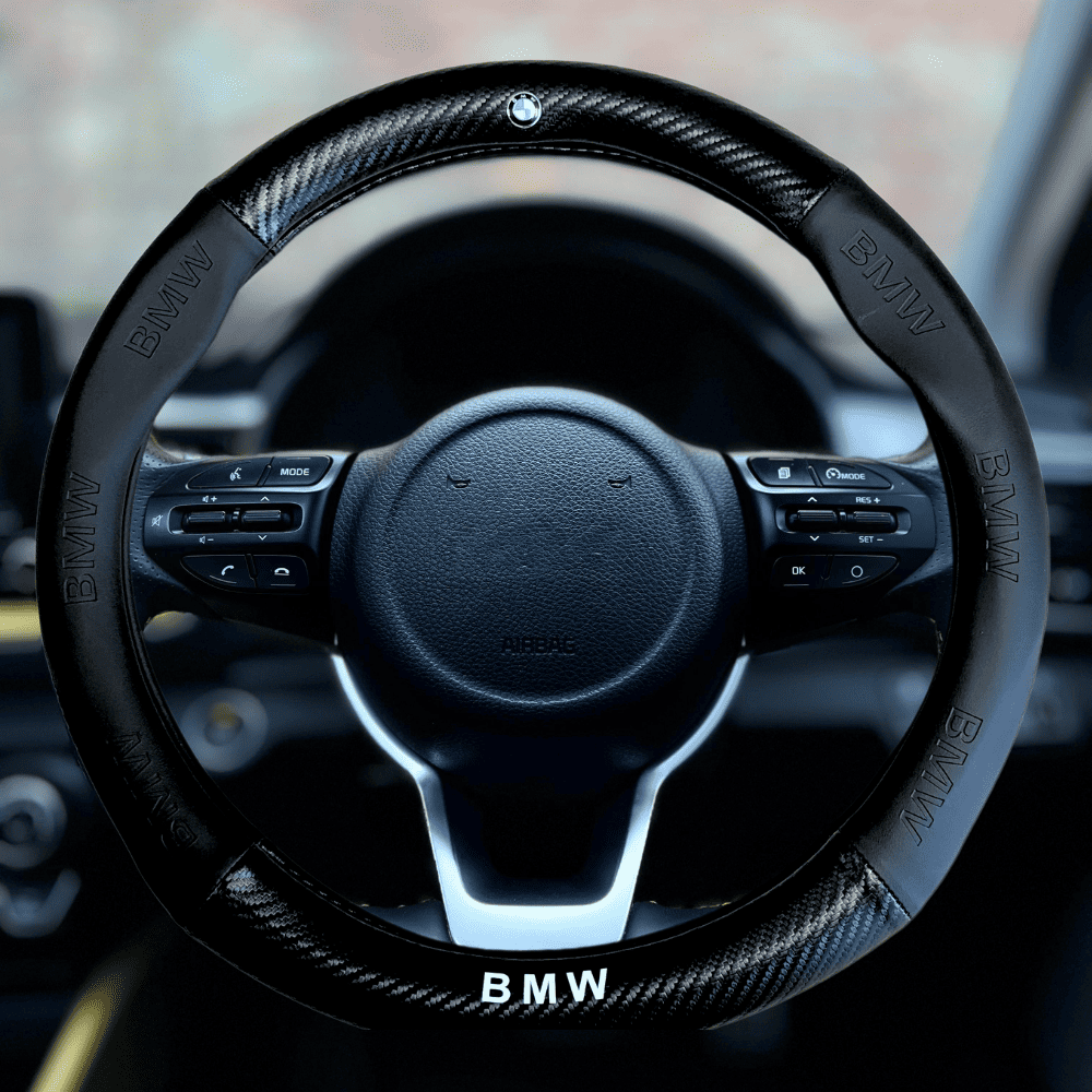 Couvre volant BMW en fibre de carbone