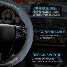 Couvre volant Mercedes en fibre de carbone