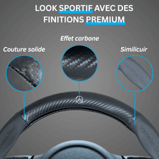 Couvre volant Mercedes en fibre de carbone