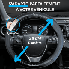 Couvre volant Mercedes en fibre de carbone