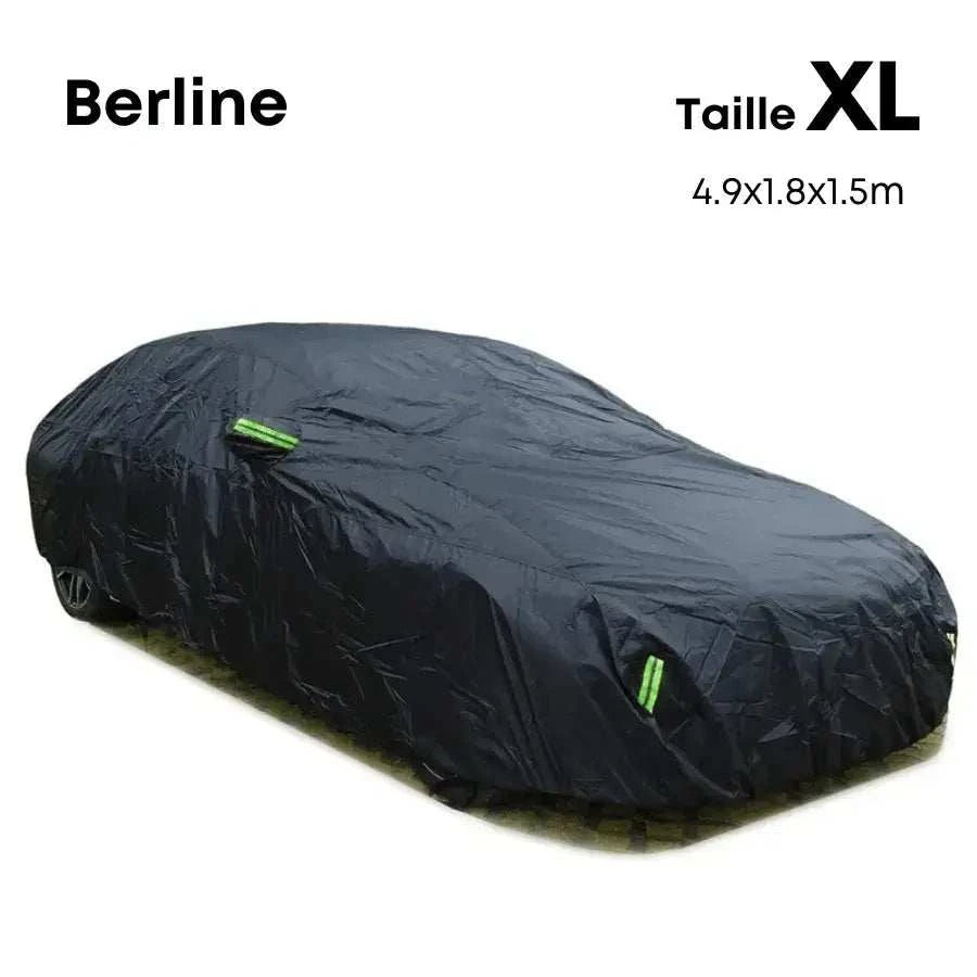 Bâche extérieure voiture Jiuwan noire berline XL