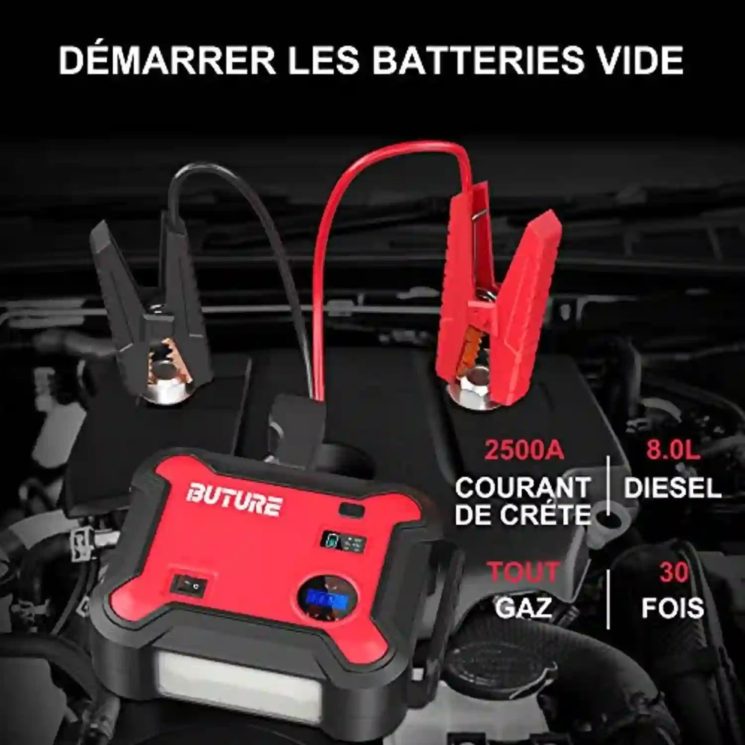 Démarrer batteries vide BUTURE