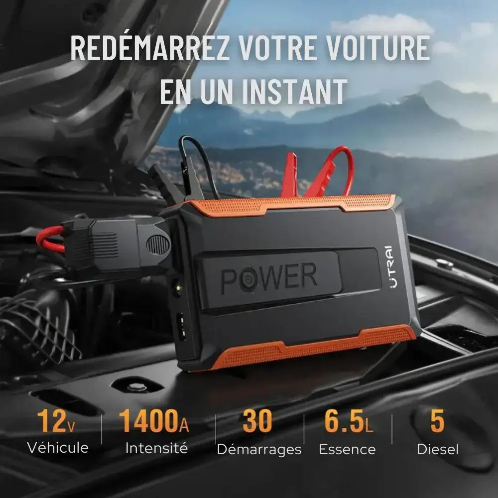 Booster de batterie UTRAI 1400A Caractéristiques techniques