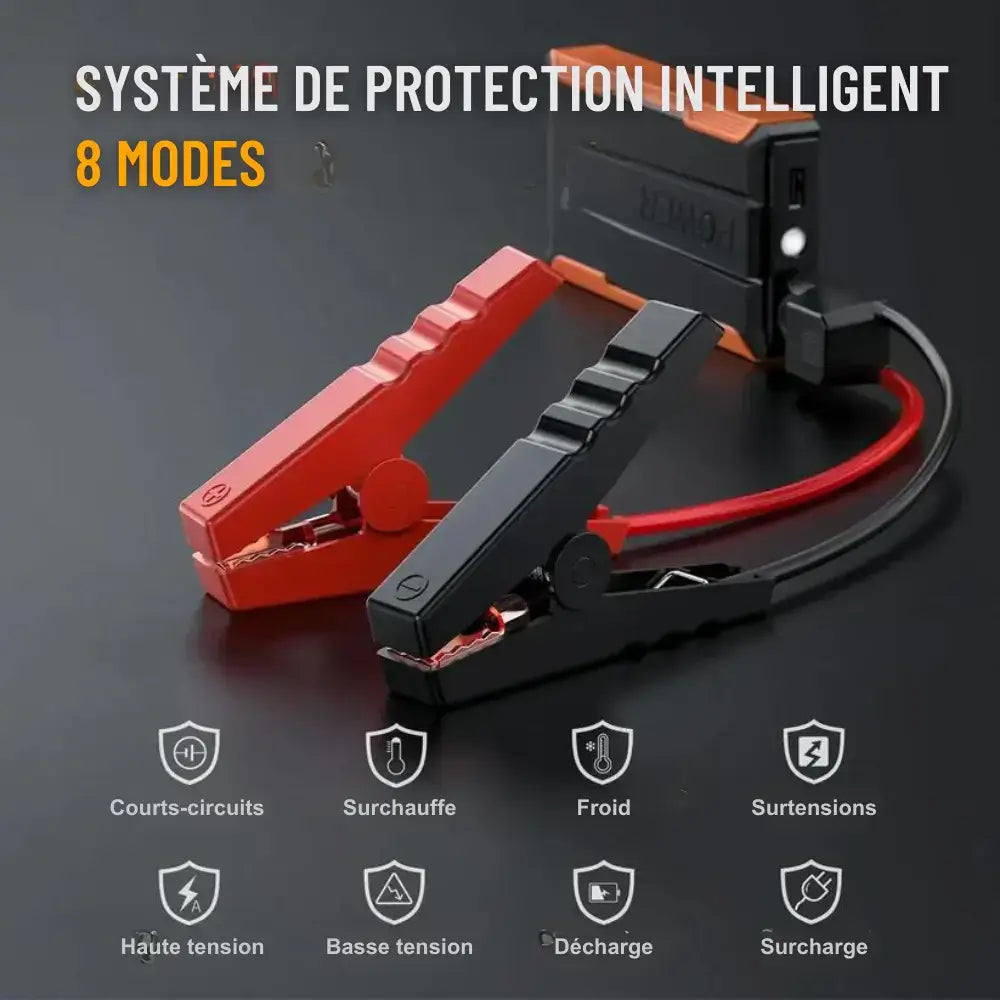 Booster de batterie UTRAI 1400A Protections électriques et thermiques