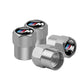 Valves de pneus noir Hexagone logo motorsport