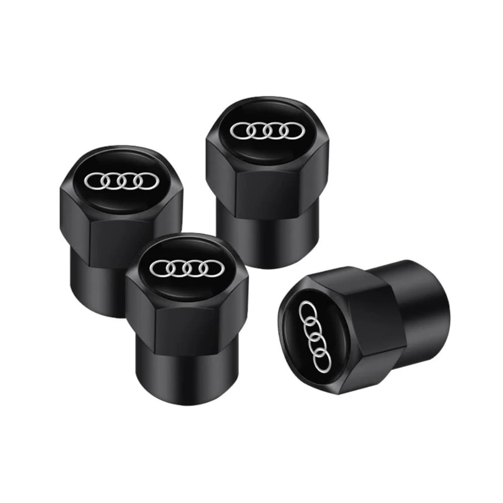 personnalisation tuning bouchons noir hexagonal valve Audi