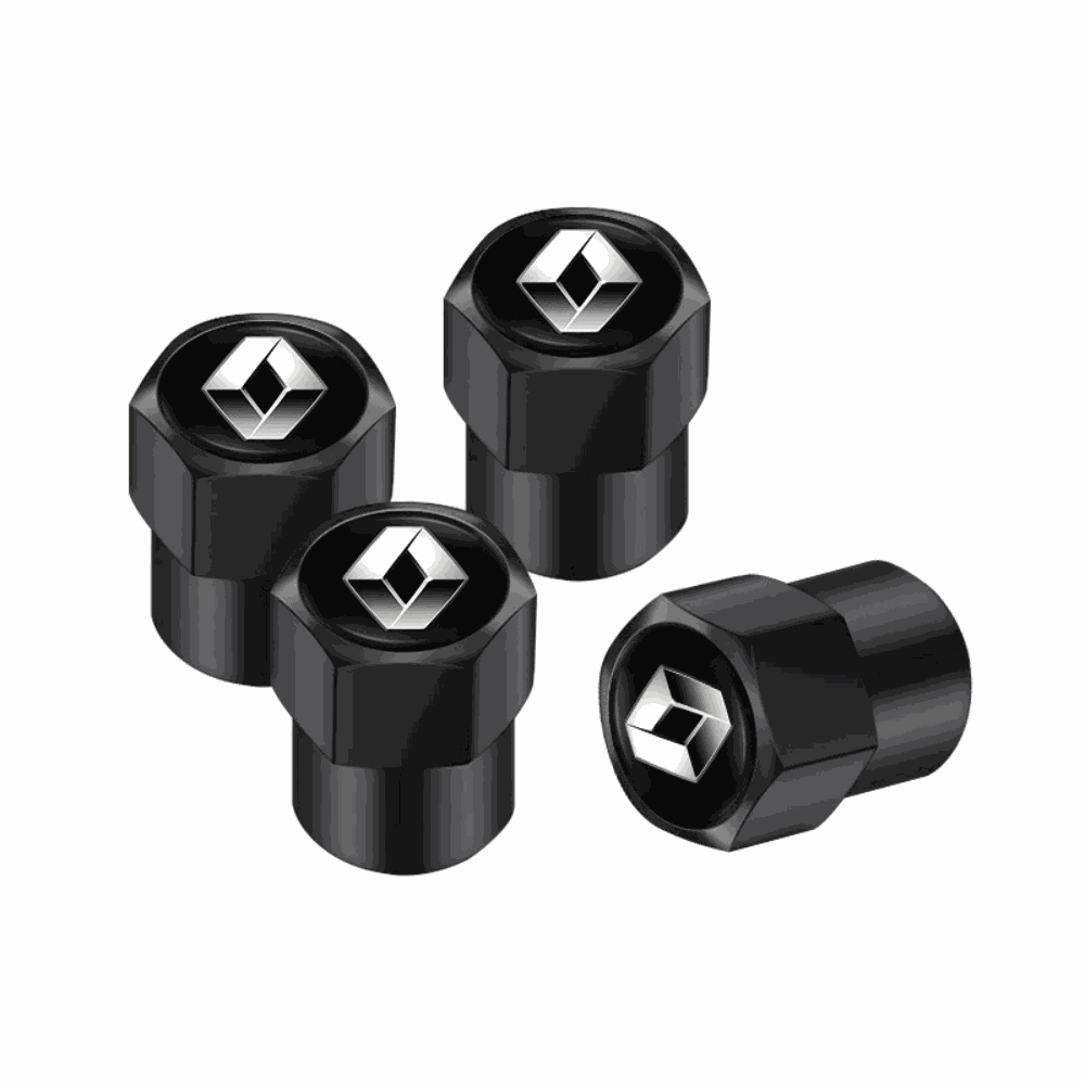 personnalisation tuning bouchons noir hexagonal valve Renault