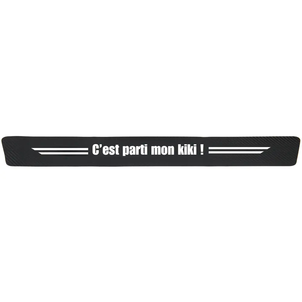 Protection seuil de porte "C'est parti mon kiki !"