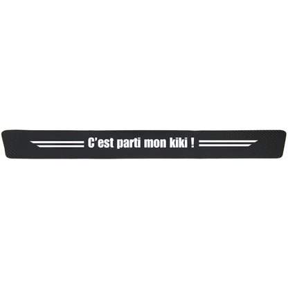 Protection seuil de porte "C'est parti mon kiki !"