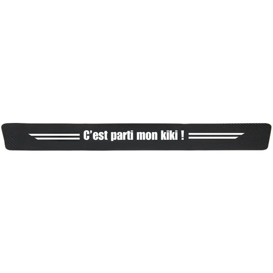 Protection seuil de porte "C'est parti mon kiki !"