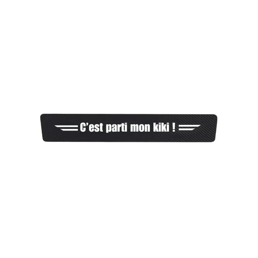 Protection seuil de porte "C'est parti mon kiki !"