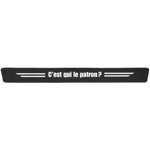 Protection seuil de porte "C’est qui le patron ?"