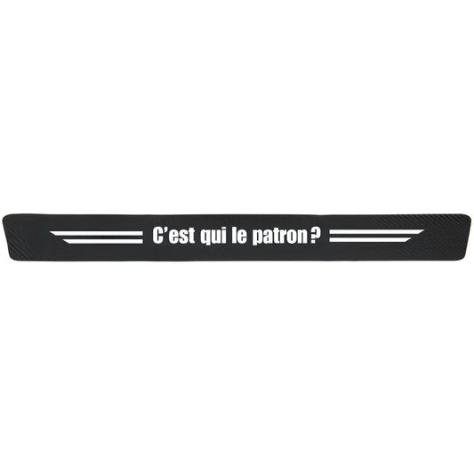 Protection seuil de porte "C’est qui le patron ?"