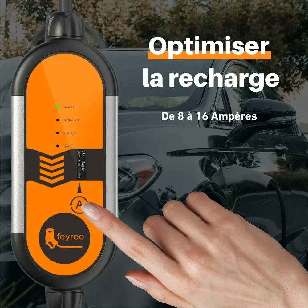 Box de charge rapide voiture electrique hybride EV compatible  homologué 