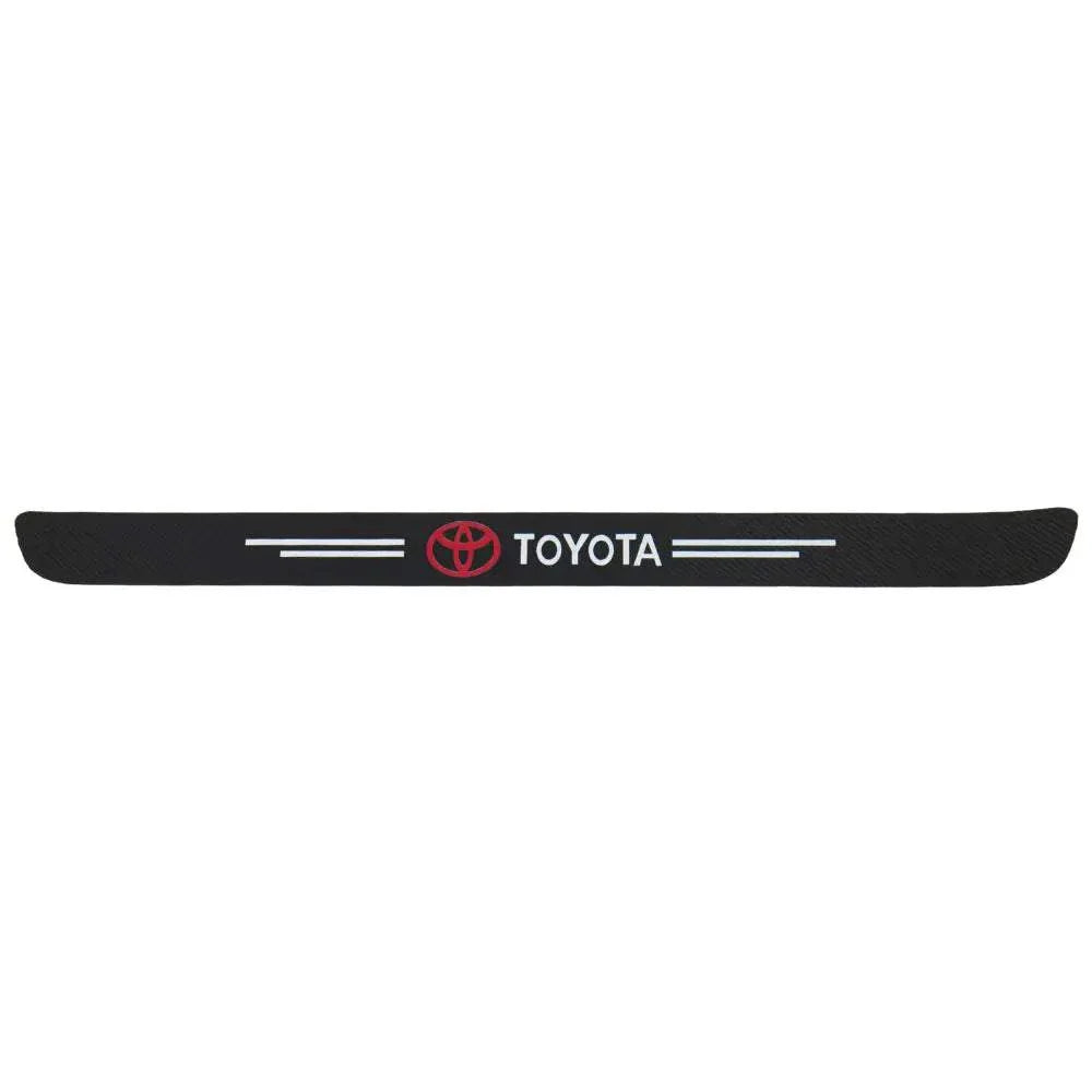 fibre de carbone seuil de porte coffre embleme rouge toyota