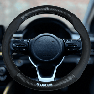 Couvre volant en fibre de carbone Honda noir Civic Prelude 