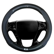 Couvre volant Kia compatible Picanto, Rio, Ceed, ProCeed, Cerato, Stonic, Venga, Soul, Niro, Sportage, XCeed, Carens, Sorento, EV6, EV9, Opirus / Amanti