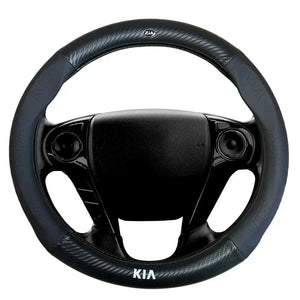 Couvre volant Kia compatible Picanto, Rio, Ceed, ProCeed, Cerato, Stonic, Venga, Soul, Niro, Sportage, XCeed, Carens, Sorento, EV6, EV9, Opirus / Amanti