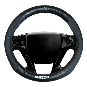 Couvre volant Mazda compatible Mazda 2, Mazda3, Mazda6, CX-3, CX-30, CX-5, CX-60, CX-80, MX-5, RX-8, RX-7, Premacy, MPV