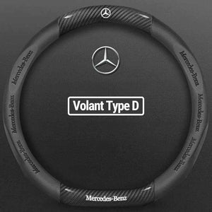 couvre volant Mercedes noir type D Classe A, Classe B, Classe C, Classe E, Classe S, CLA, CLS, GLA, GLB, GLC, GLE, GLS, G, EQC