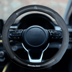 Couvre volant en fibre de carbone Mercedes noir EQA, EQB, EQS, EQE, SL, SLC, CLK, ML, Citan, Vito, Viano, Classe V, Sprinter, Vario, T-Class, X-Class