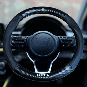 Couvre volant en fibre de carbone noir Opel Omega, Kadett, Signum, Antara, Ampera, Ampera-e