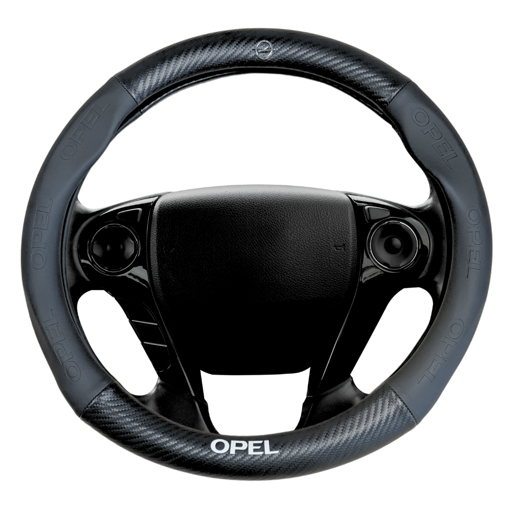 Couvre volant Opel compatible Corsa, Astra, Vectra, Insignia, Zafira, Meriva, Mokka, Crossland, Grandland, Adam, Karl, Combo, Agila, Tigra