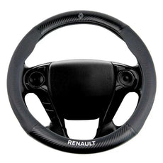Couvre volant Renault compatible Clio, Twingo, Captur, Mégane, Scénic, Kadjar, Austral, Arkana, Koleos, Laguna