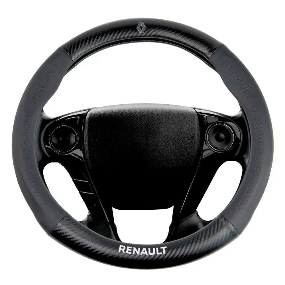 Couvre volant Renault compatible Clio, Twingo, Captur, Mégane, Scénic, Kadjar, Austral, Arkana, Koleos, Laguna