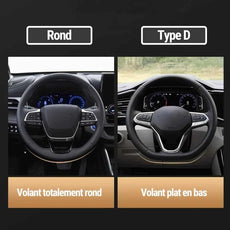 couvre couvre volant rond skoda confort conduite diametre 38 centimetres anti-transpiration