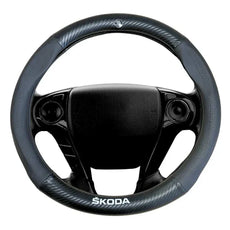 Couvre volant Skoda compatible Fabia, Octavia, Kamiq, Karoq, Kodiaq, Enyaq, Superb, scala, Citigo, Yeti