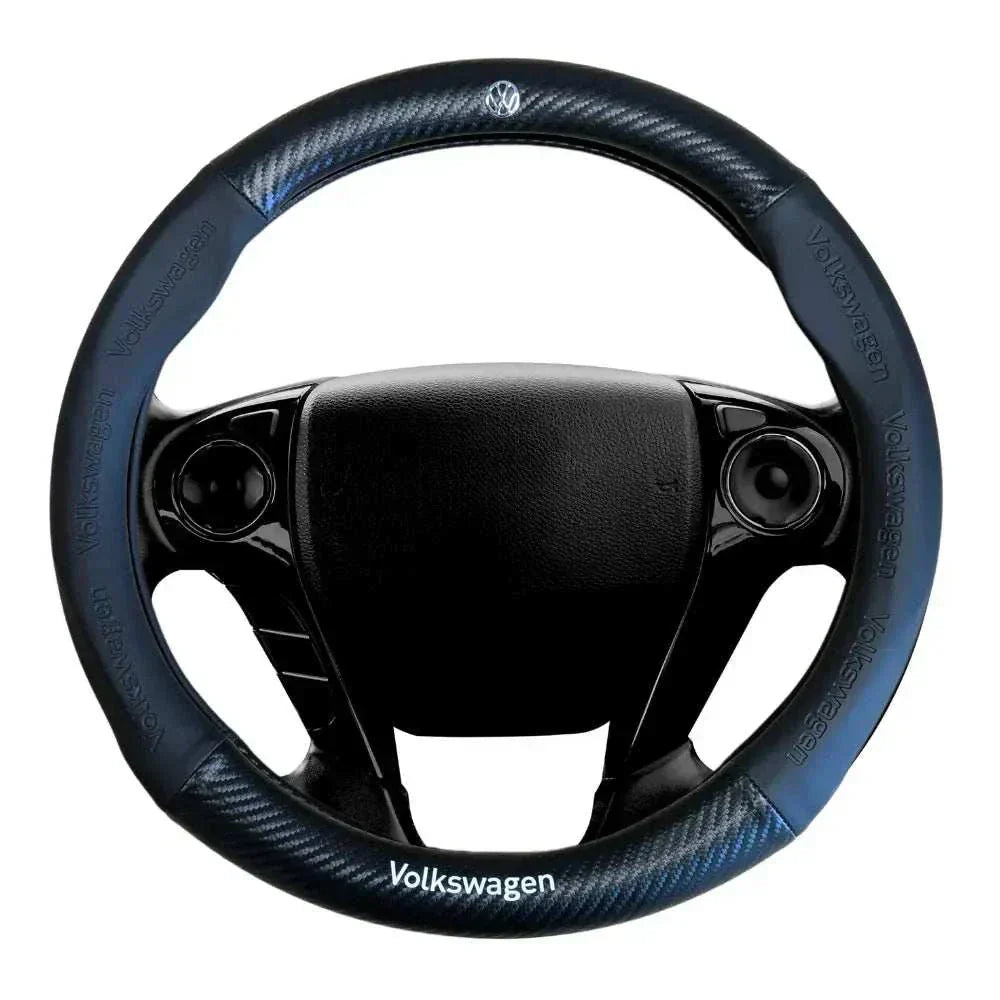 Couvre volant Volkswagen compatible Polo, Golf, Passat, Arteon, Jetta, T-Cross, T-Roc, Tiguan, Touareg, Touran, Sharan
