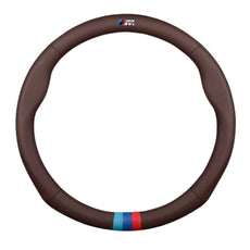 protection volant BMW cuir noir rond