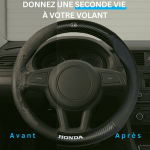 Couvre volant Honda en fibre de carbone