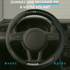 Couvre volant Honda en fibre de carbone